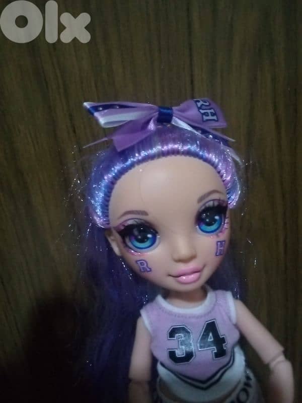 CHEER VIOLET WILLOW RAINBOW HIGH Great doll+complete wears+shoes=43$ 3