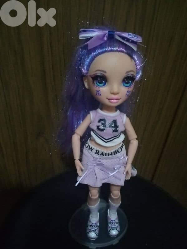 CHEER VIOLET WILLOW RAINBOW HIGH Great doll+complete wears+shoes=43$ 5