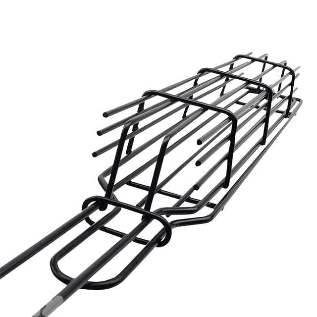 Non-Stick Kebab Grill Baskets (4-Pack) – Carbon Steel, Rosewood Handle 10
