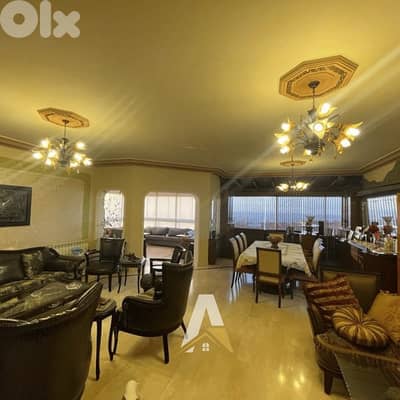 200 sqm Apartment With Mountain & Sea View in MANSOURIEH