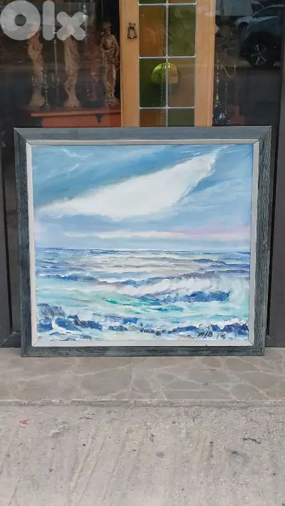 لوحة رسم زيتي اوروبية