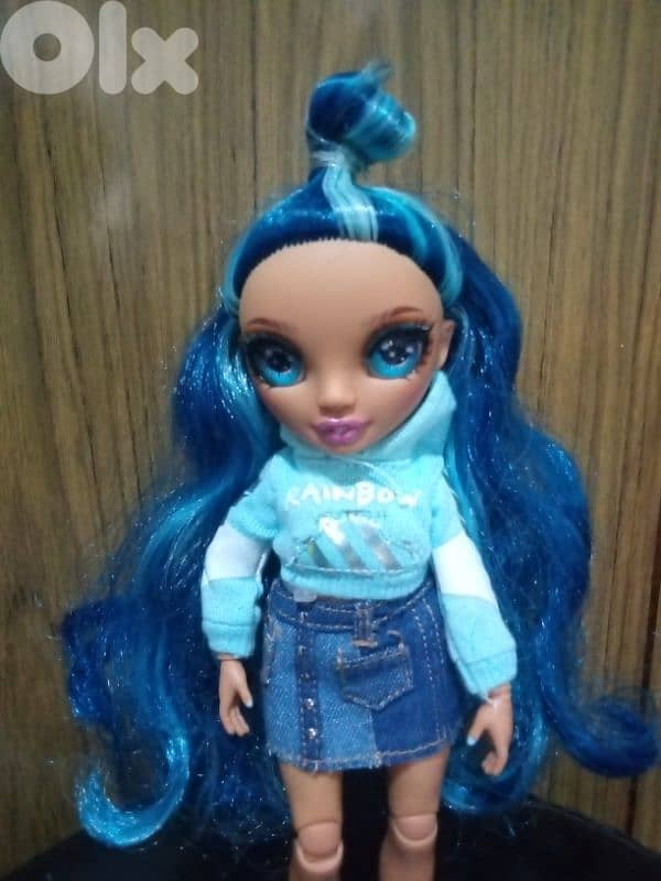 SKYLER BRADSHAW JUNIOR/smaller RAINBOW HIGH posable great doll=37$ 4