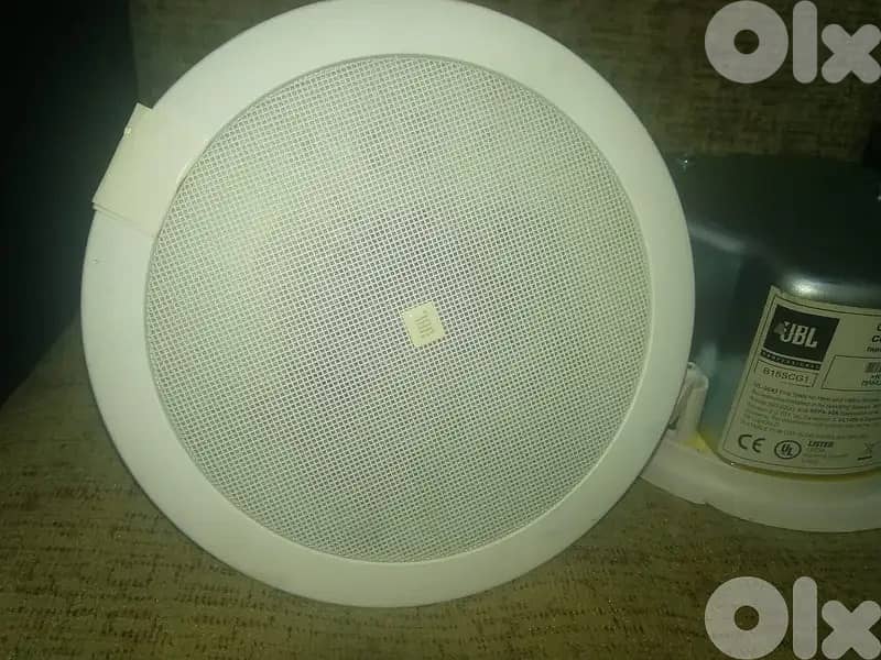 JBL pro control 24ct micro cealing/wall loudspeaker selectable 70/100v 0