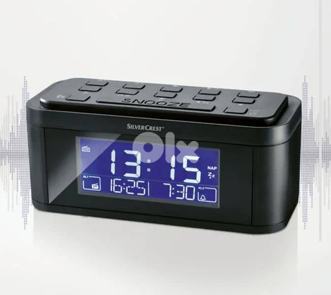 SILVER CREST Radio alarm clock Big Button SUR 50 A1/4$ delivery. 0