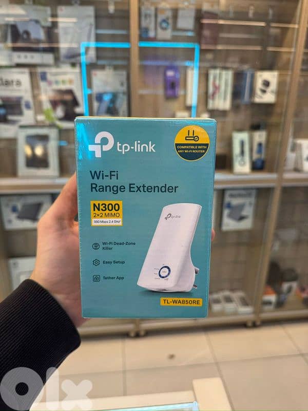 Tp-link wifi range extender N300 Tl-wa850Re 0