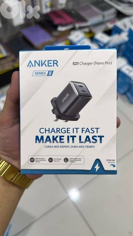 Anker 521 Charger (Nano Pro) Usb-c 40w 3pin 0