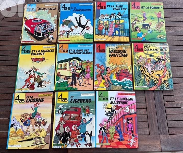 B. D. Les 4AS bande dessinées 1970’s 11 B. D. 0