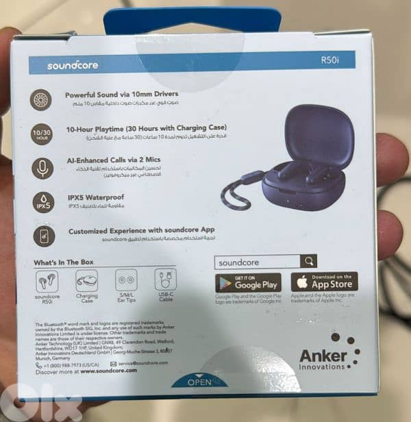 Anker soundcore R50i blue 1