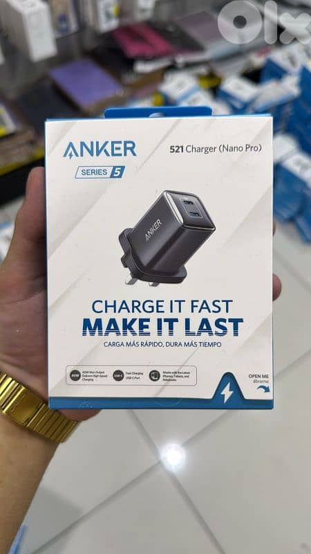 Anker 521 Charger (Nano Pro) Usb-c 40w 3pin 0