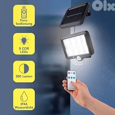 led solar spotlight with motion sensor