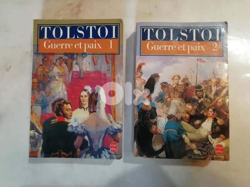 Tolstoi "Guerre et paix " 2 livres 0