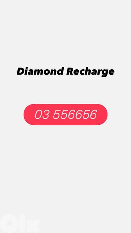 Diamond recharge 03/556656 “ Hot Price “ 1