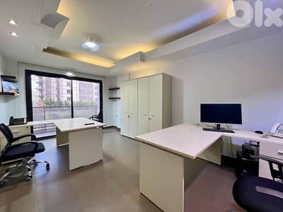مكتب للايجار في عين المريسةDecorated Office for rent Ain el Mreisseh