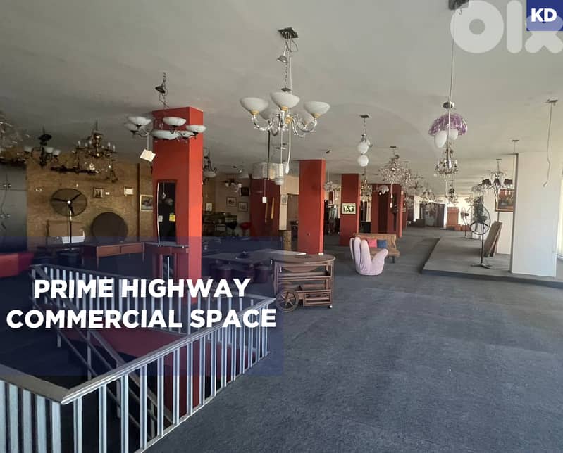 Highway location,Open Sea view, prime area, dbayeh/ضبية REF#KD130948 0