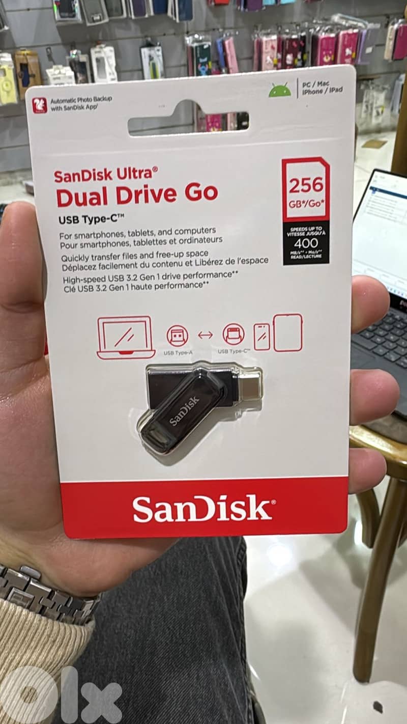 SanDisk ultra Dual Drive  Usb Type-C 256gb 24$ 0