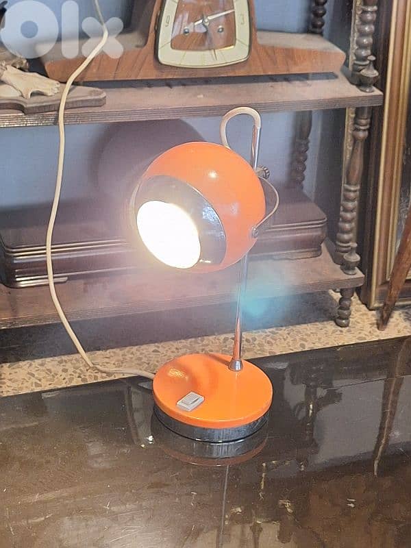 1970 space age Mid-century eyeball lamp 0