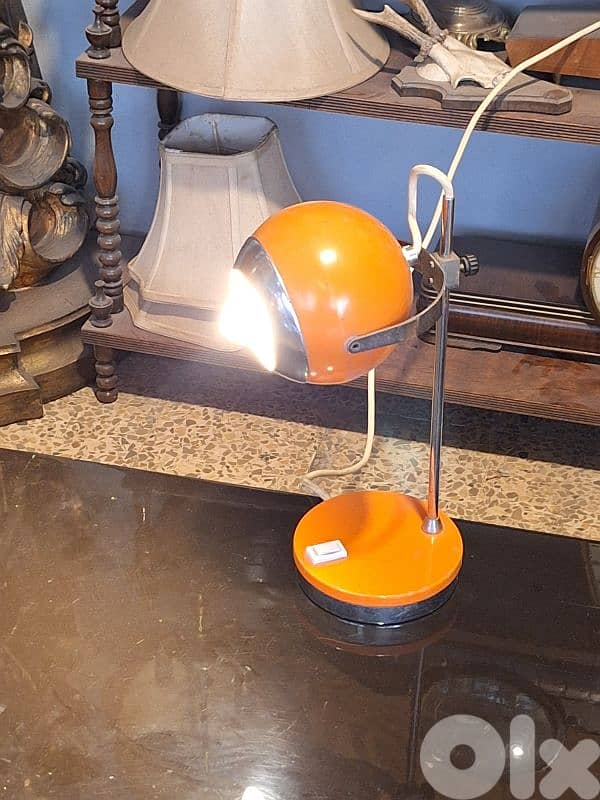 1970 space age Mid-century eyeball lamp 4