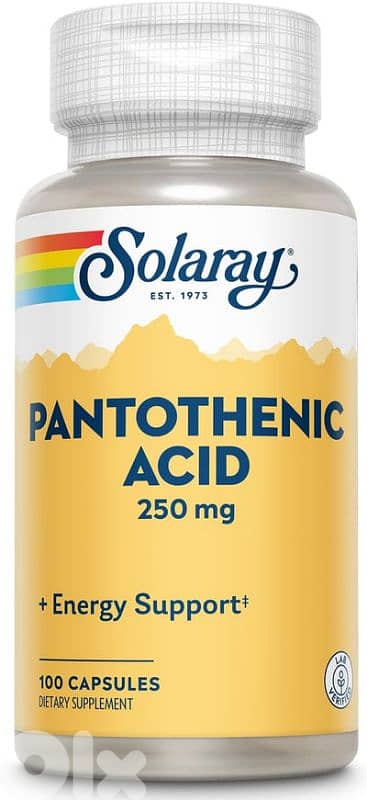 Solaray Pantothenic Acid 250 0