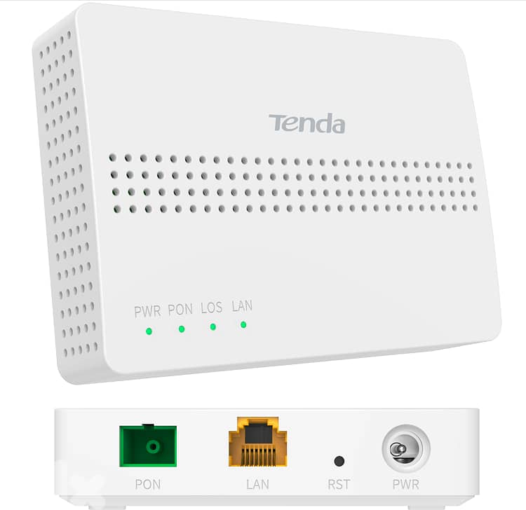 Tenda Gpon Single Port Xpon ONT Gigabit HG1-APC+UPC 0