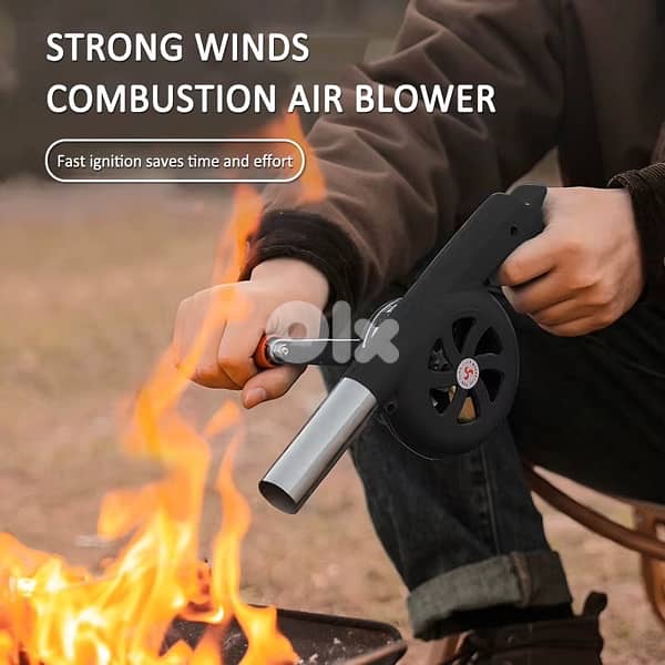 BBQ blower hand crank 0