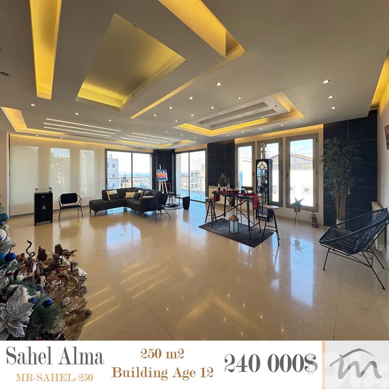 Sahel Alma | Building Age 12 | Signature 3 Master Bedrooms 250m² Apart 0