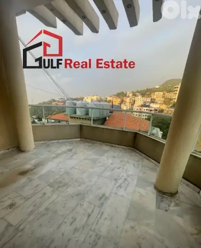 For Sale – Top Floor Apartment with Large baranda in Qabrshmoun