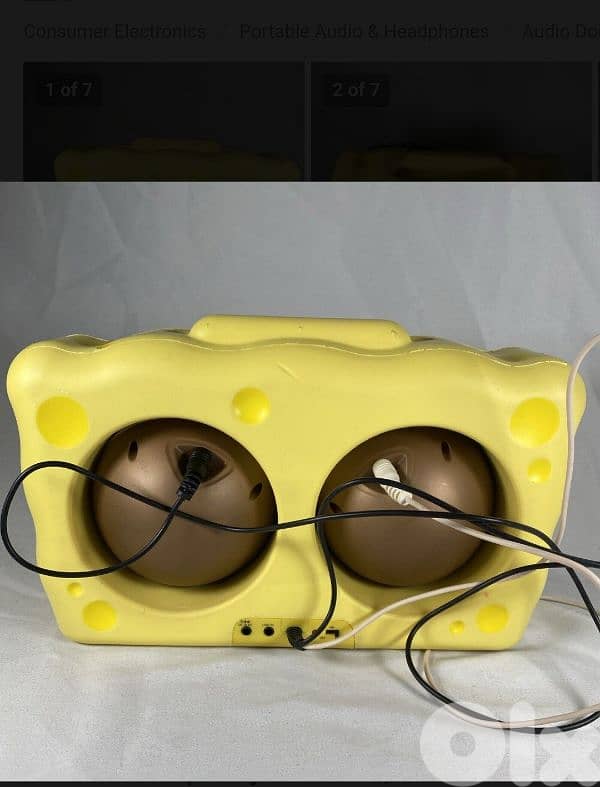 sponge bob eye ball speaker 2