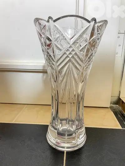 Heavy Glass Vase