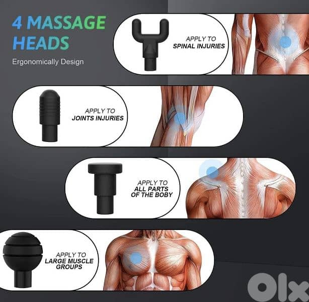 COTSOCO Massage Gun Deep Tissue,Percussion Muscle Massager_4$ delivery 7