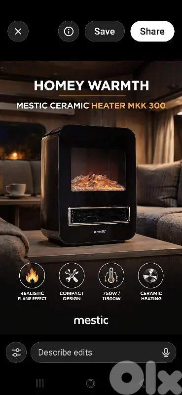 Mestic ceramic heater MKK-300/4$ deluvery