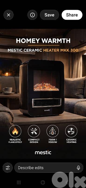 Mestic ceramic heater MKK-300/4$ deluvery 0
