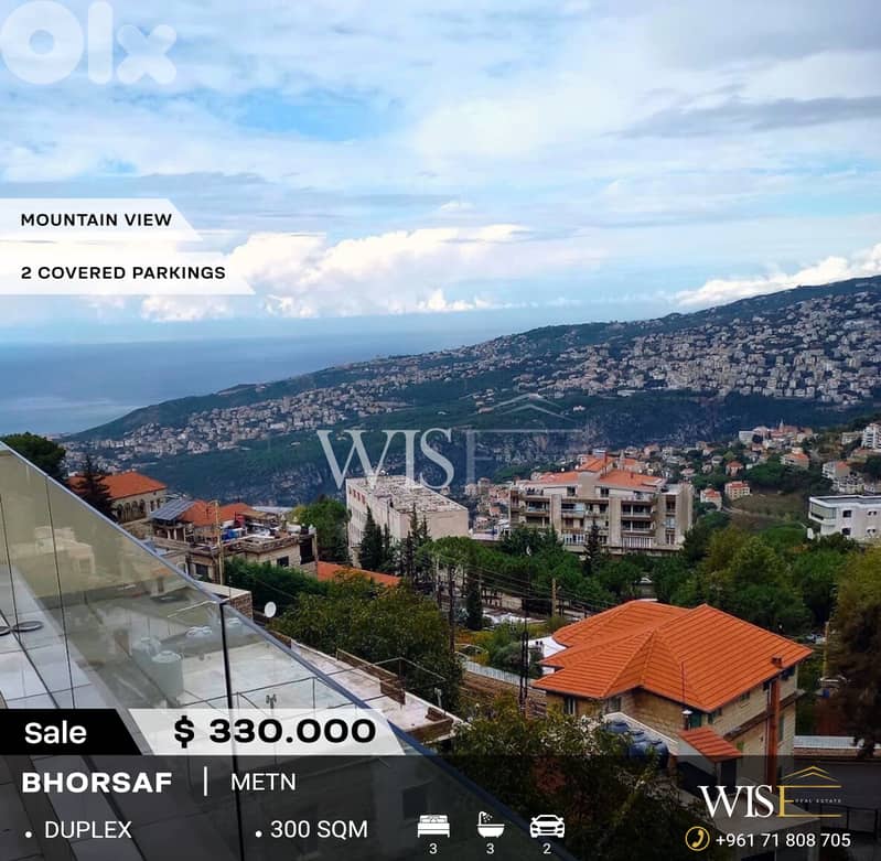 Stunning 300 SQM Duplex Apartment for SALE in Bhorsaf! 0