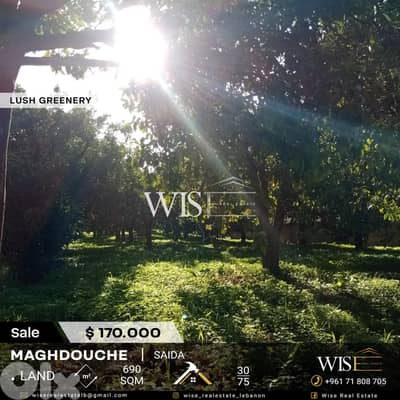 690 SQM Land for SALE in Saida – Maghdoushe!
