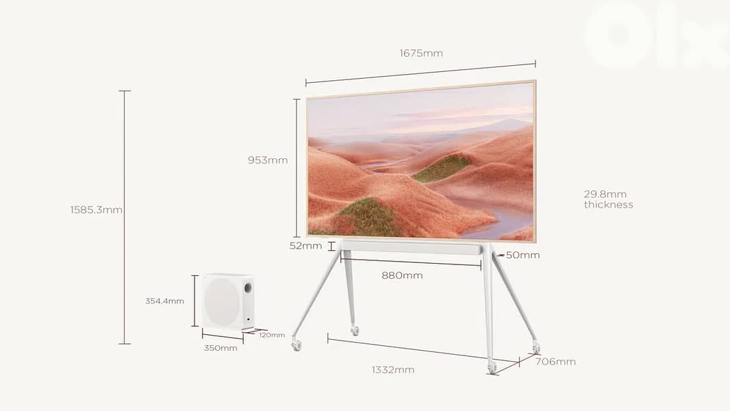 TCL A300 Pro NXTFRAME 55/75 inch 4K QLED 120Hz Google TV 6