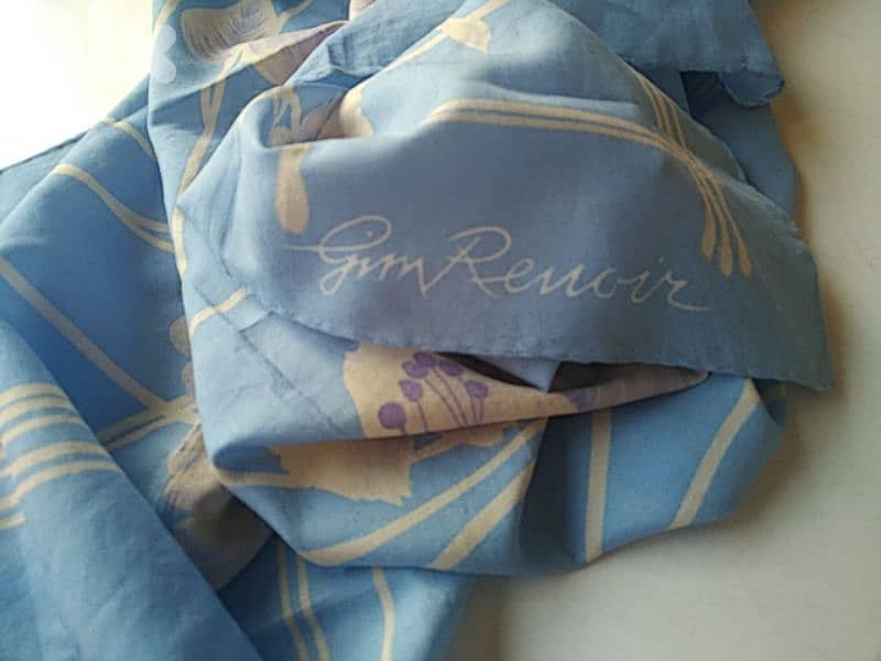 Vintage Gim Renoir blue scarf - Not Negotiable 1
