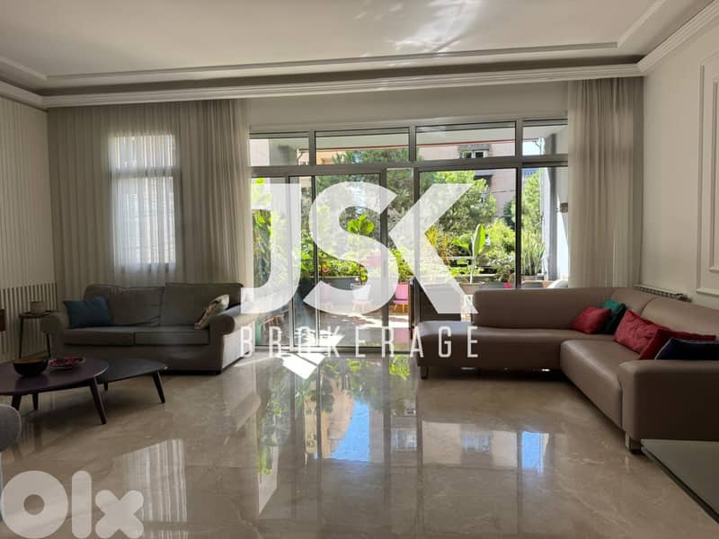 L18900 - Elegant & Spacious 3-Bedroom Apartment For Sale in Badaro 0