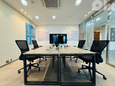 RAO26-4762 Furnished Office 285m2 for rent in Sin l Fil, $ 5000 cash