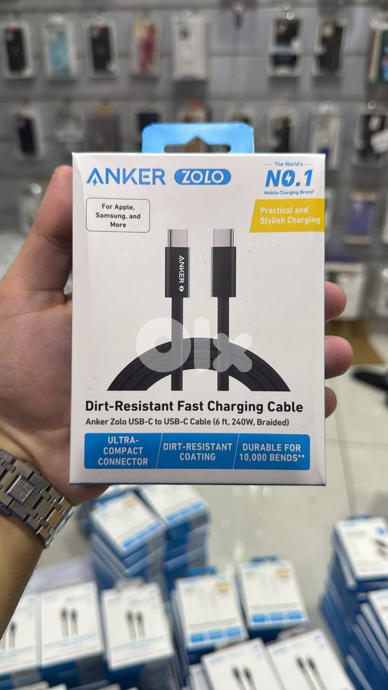 Anker zolo usb-c to usb-c cable black 0