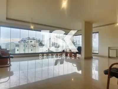 L19993 - 3-Bedroom Apartment with Unblockable View For Sale in Hazmieh L19993 - 3-Bedroom Apartment with Unblockable View For Sale in Hazmieh