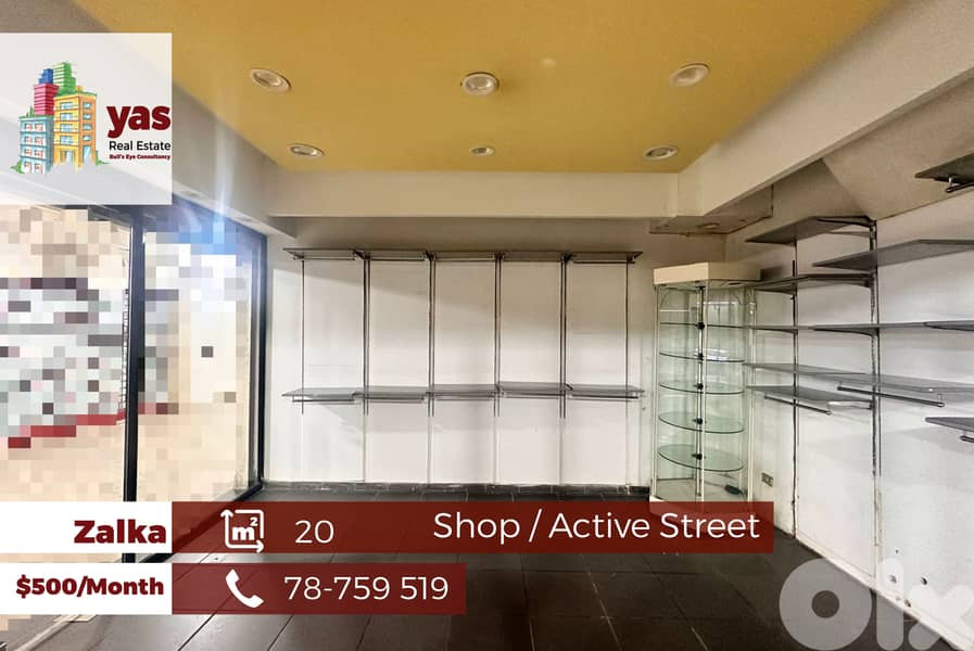 Zalka 20m2 | Shop For Rent | Active Tower | Open Space | Catch | MJ 0