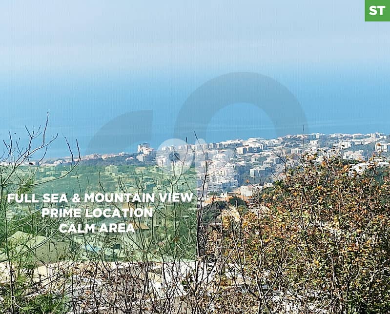 FULL SEA & MOUNTAIN VIEW, PRIME LOCATION, Ghazir REF#ST131035 0