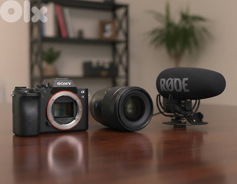 Camera bundle: Sony A6300_2 x lense (Zeiss+Sony) + Rode Microphone pro 0