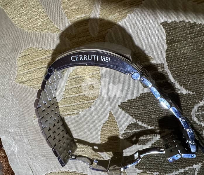 CERRUTI 1881 WATCH 40mm LIKE NEW SWISS MADE SWITZRLAND WITH BOX 10