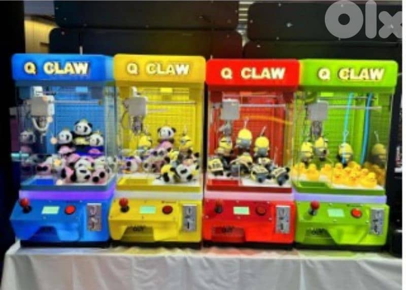 Q claw crane machine green 0