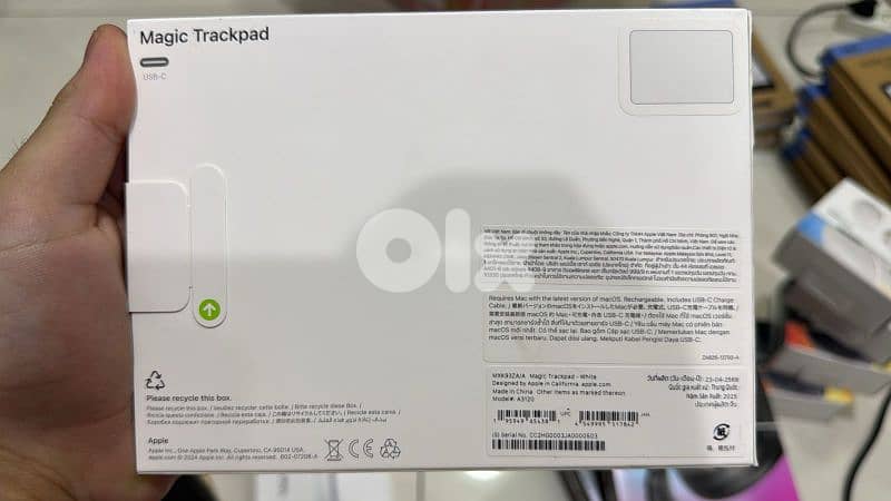 Apple Magic Trackpad usb-c silver MXK93 1