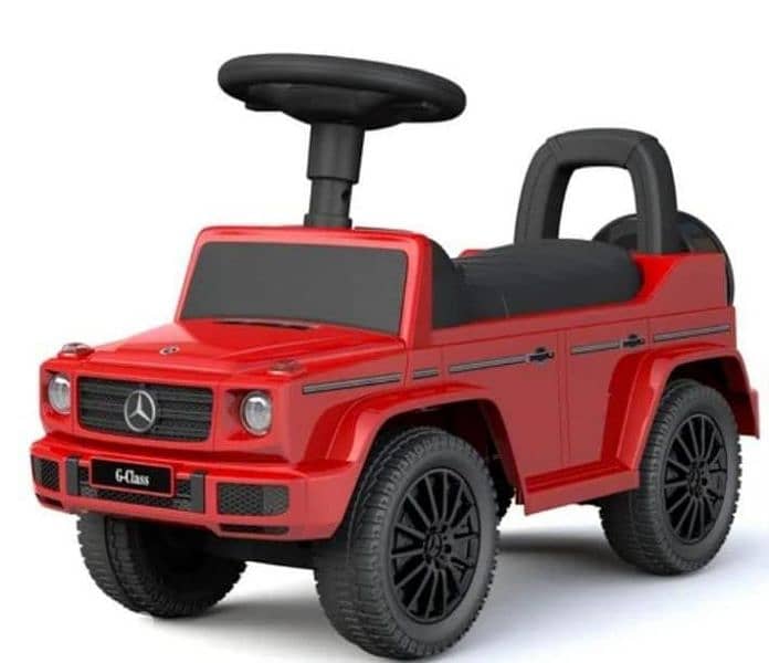 Car Kids Mercedes G-class Foot To Floor Ride-On with music 652 red 0