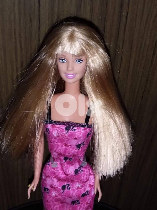 PRETTY FLOWERS Barbie Mattel99 bend legs Still good dressed doll+shoes 1