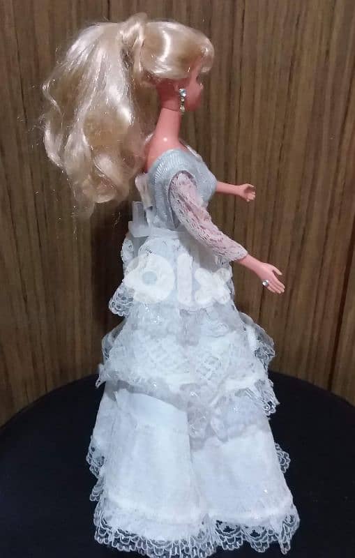 ANGEL PRINCESS Barbie Mattel96 RARE great doll similar dress+earrings 5