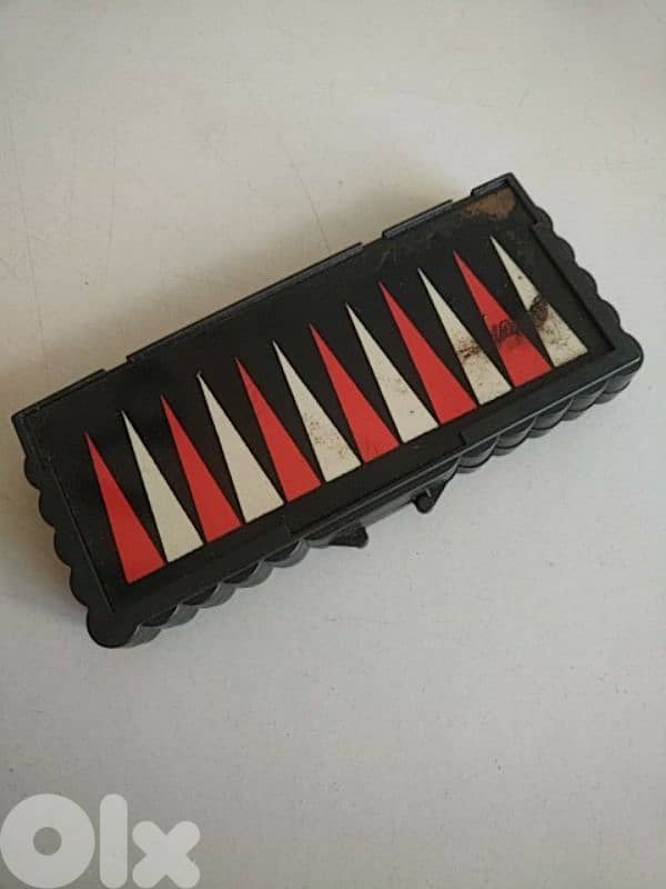 Old mini backgammon - Not Negotiable 0