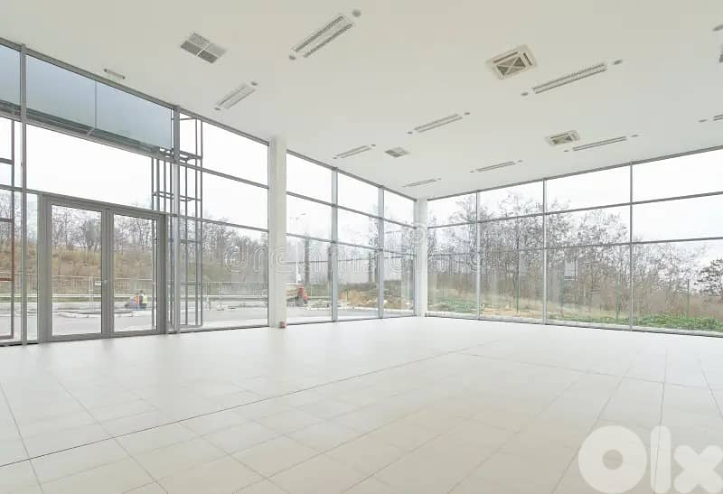 HIGHWAY SHOWROOM FOR RENT IN MANSOURIEH PRIME, (MANR-294) 0